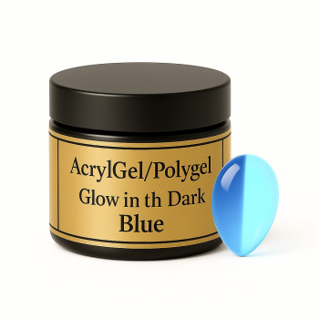 Acrylgel/Polygel Glow in the Dark Blue