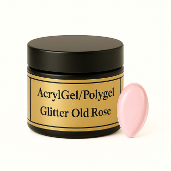 AcrylGel/Polygel Glitter Old Rose