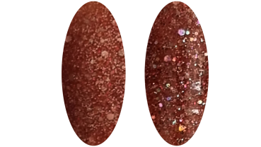 508 Champagne Glitter Soak off Gel Polish 15ml