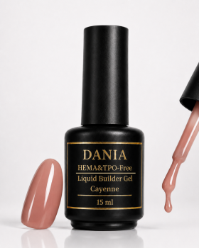 DANIA HEMA- & TPO-Free Liquid Builder Gel Cayenne 15 ml
