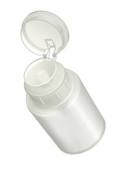 Dispenser leer 300ml Weiß-Transparent