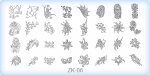 Stamping-Schablonen Platte ZK-06